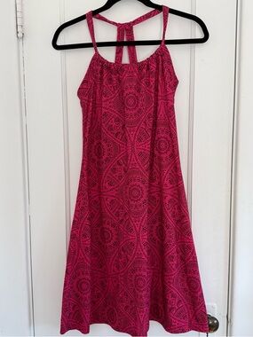 prAna Quinn Dress Pink Paisley Sz S/XS